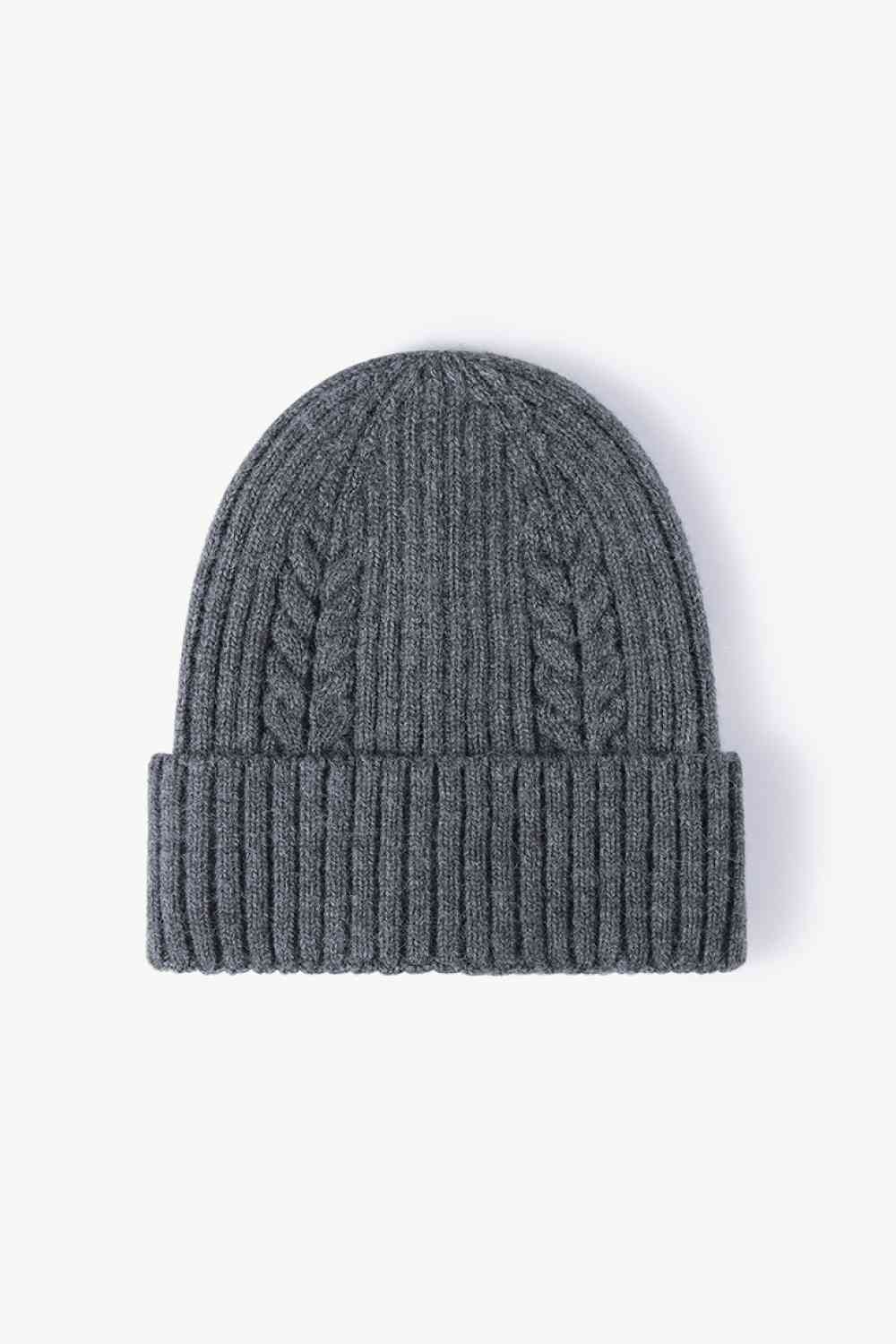 Cable-Knit Cuff Beanie