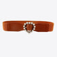 TranquilNights Pearl Heart Buckle Elastic Belt