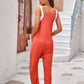 Spaghetti Strap Jumpsuit with Pockets