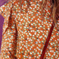 Floral Ruffled Long Sleeve Blouse