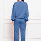 Comfy n' Cozy Round Neck Long Sleeve Sweatshirt and Pants Set