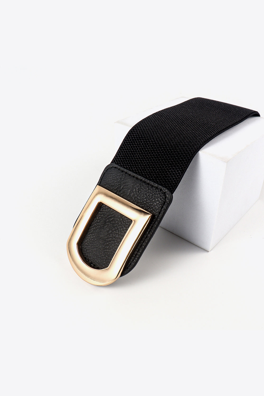 Jessica Anne Beauty Double D Buckle PU Belt