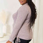 Double Take Drawstring Ribbed Long Sleeve T-Shirt