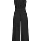 Cutout Tied Pleated Sleeveless Jumpsuit
