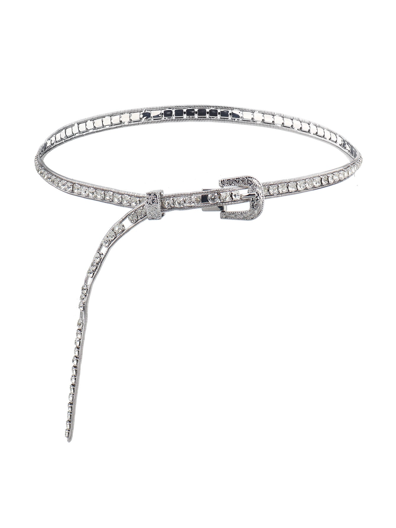 Jessica Anne Beauty Rhinestone Metal Belt