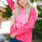 Printed Round Neck Long Sleeve Sweatshirt