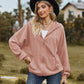 Zip Up Drawstring Long Sleeve Hooded Jacket