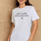 Malibu Dreams Simply Love Full Size Dog Paw Graphic Cotton T-Shirt