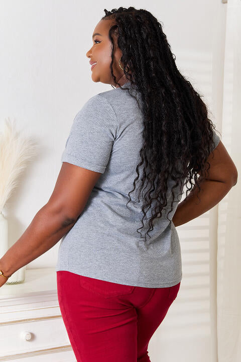 Simply Love I'M NOT GETTING READY TODAY Graphic T-Shirt *