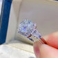 2 Carat Moissanite 925 Sterling Silver Ring