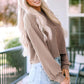 Round Neck Drop Shoulder Long Sleeve Top