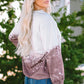 Printed Round Neck Long Sleeve Sweatshirt