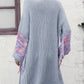 Fringe Sleeve Dropped Sholder Cardigan