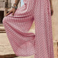 Printed Tied Wide Leg Pants