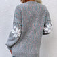 Charming Trends Heathered Pocketed Button Up Cardigan