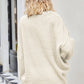 Adriana & Bae V-Neck Ribbed Dropped Shoulder Knit Top