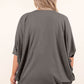 Plus Size Ribbed Cocoon Cover Up