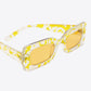 CUTIE Tortoiseshell Rectangle Polycarbonate Sunglasses