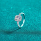 1 Carat Moissanite 925 Sterling Silver Ring 💜