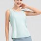 Wide Strap Round Neck Active Tank