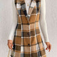 Savannah Mea Plaid Lapel Collar Vest