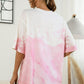 Women's Tie-Dye Round Neck Tee Shirt