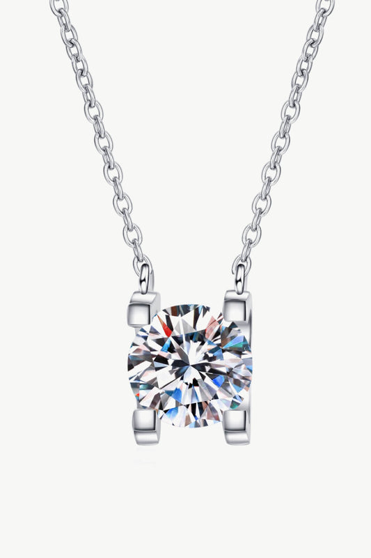 1 Carat Moissanite Women's Chain Necklace