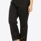 Women's Plus Size Openwork Elastic Waist Pants
