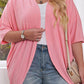 Plus Size Ribbed Cocoon Cover Up