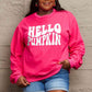 Simply Love SEASONAL Full Size HELLO PUMPKIN Graphic Sweatshirt