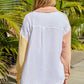Women's Full Size Color Block Textured Drop Shoulder Shacket