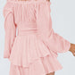 Alora Annie Off Shoulder Smocked Waist Romper