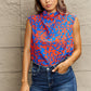 AMIEE LEAH Printed Round Neck Tank Top