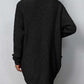 ZeldaMarie Rib-Knit Open Front Pocketed Cardigan