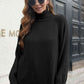 Turtleneck Rib-Knit Sweater