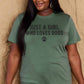 Malibu Dreams Simply Love Full Size Dog Paw Graphic Cotton T-Shirt