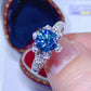 Women's 1 Carat Moissanite 925 Sterling Silver Ring
