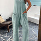 Pocketed Spaghetti Strap Overalls