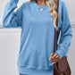 Round Neck Long Sleeve Sweatshirt