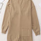 Adrienne Full Size Notched Neck Long Sleeve Romper