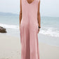 Full Size Wide Strap Jumpsuit with Pockets