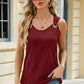 Round Neck Wide Strap Tank