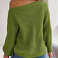 NotSoBasic Openwork Long Sleeve Sweater