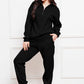 Comfy n' Cozy Half Zip Long Sleeve Sweatshirt and Pants Set