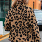 Bella Leopard Zip-Up Dropped Shoulder Jacket