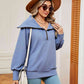 Full Size Half-Zip Collared Sweatshirt