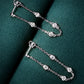 1 Carat Moissanite 925 Sterling Silver Chain Earrings 💜