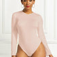 Women's CallistaAnn Round Neck Long Sleeve Bodysuit