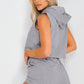 Women's Full Size Hooded Crop Top & Pocketed Shorts Set