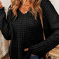 LoversLane Openwork Round Neck Long Sleeve Sweater
